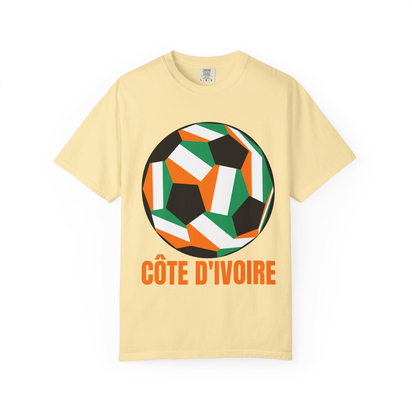 CÔTE D' IVOIRE Fan Specialty Soccer Ball Design T Shirt