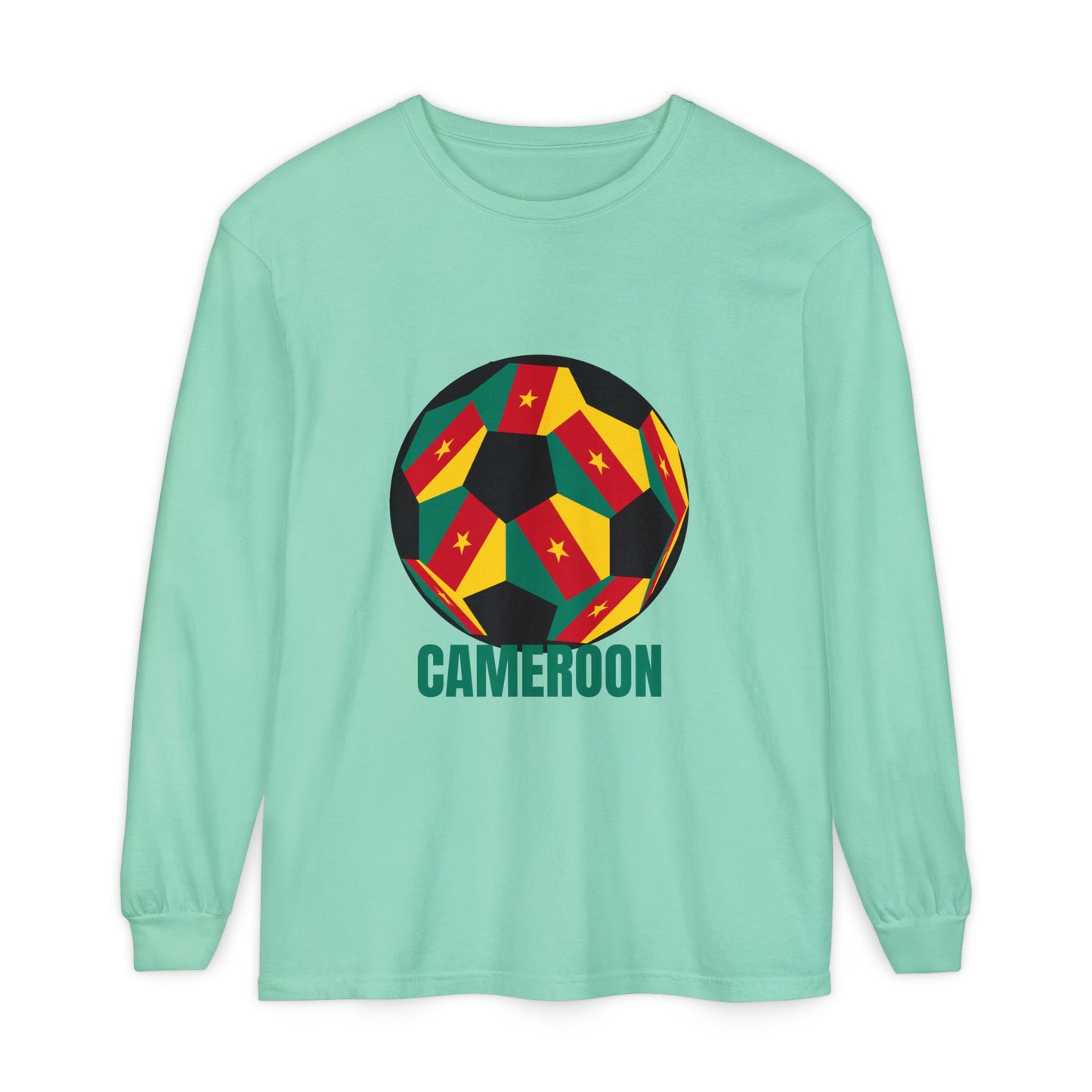 Cameroon Fan Specialty Soccer Ball Design Long Sleeve