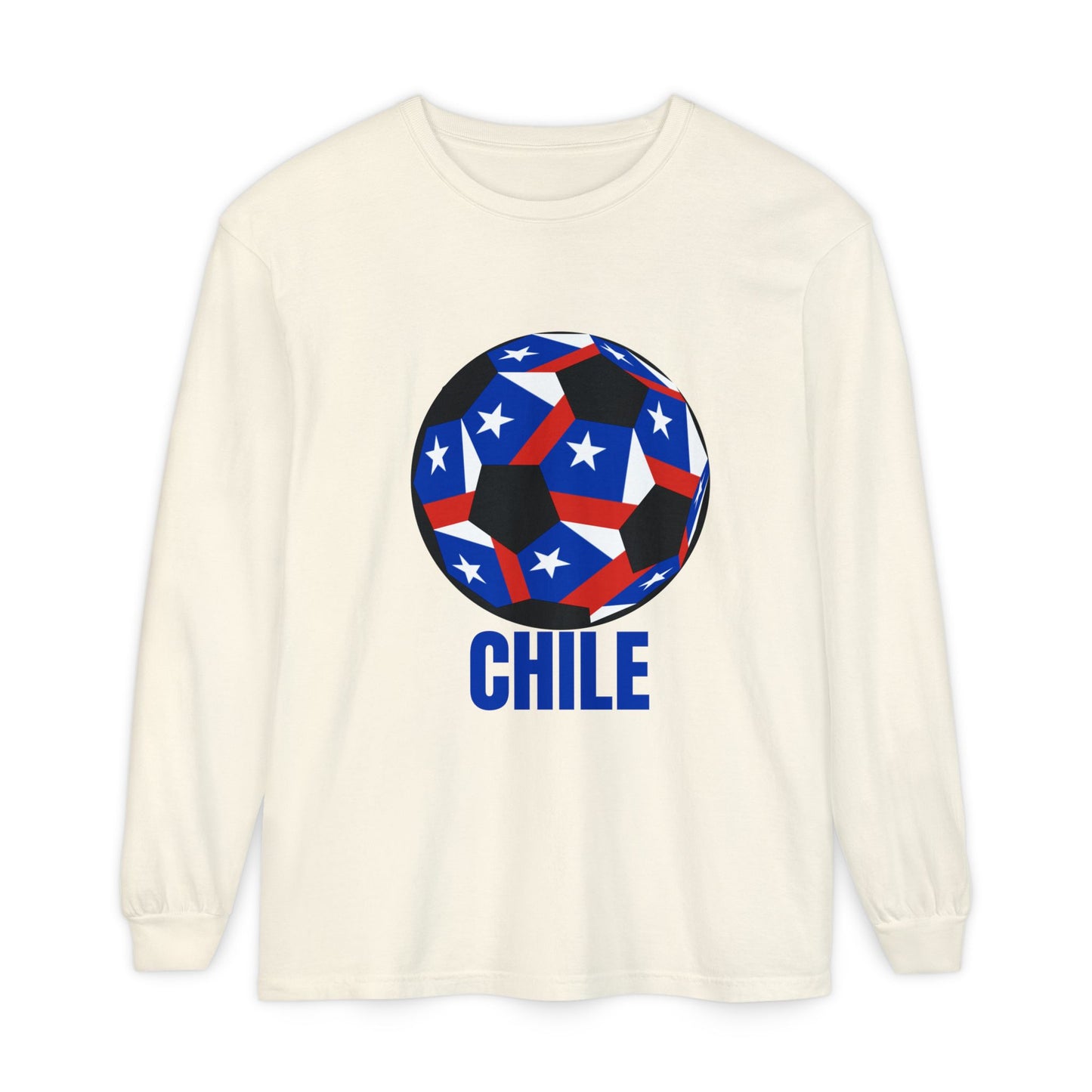 Chile Fan Specialty Soccer Ball Design Long Sleeve