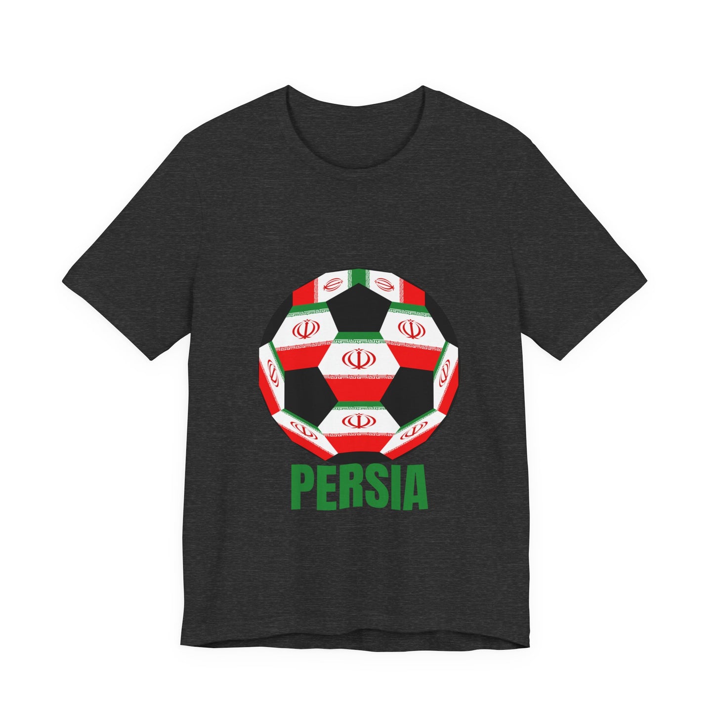 Persia Fan Specialty Soccer Ball Design T Shirt