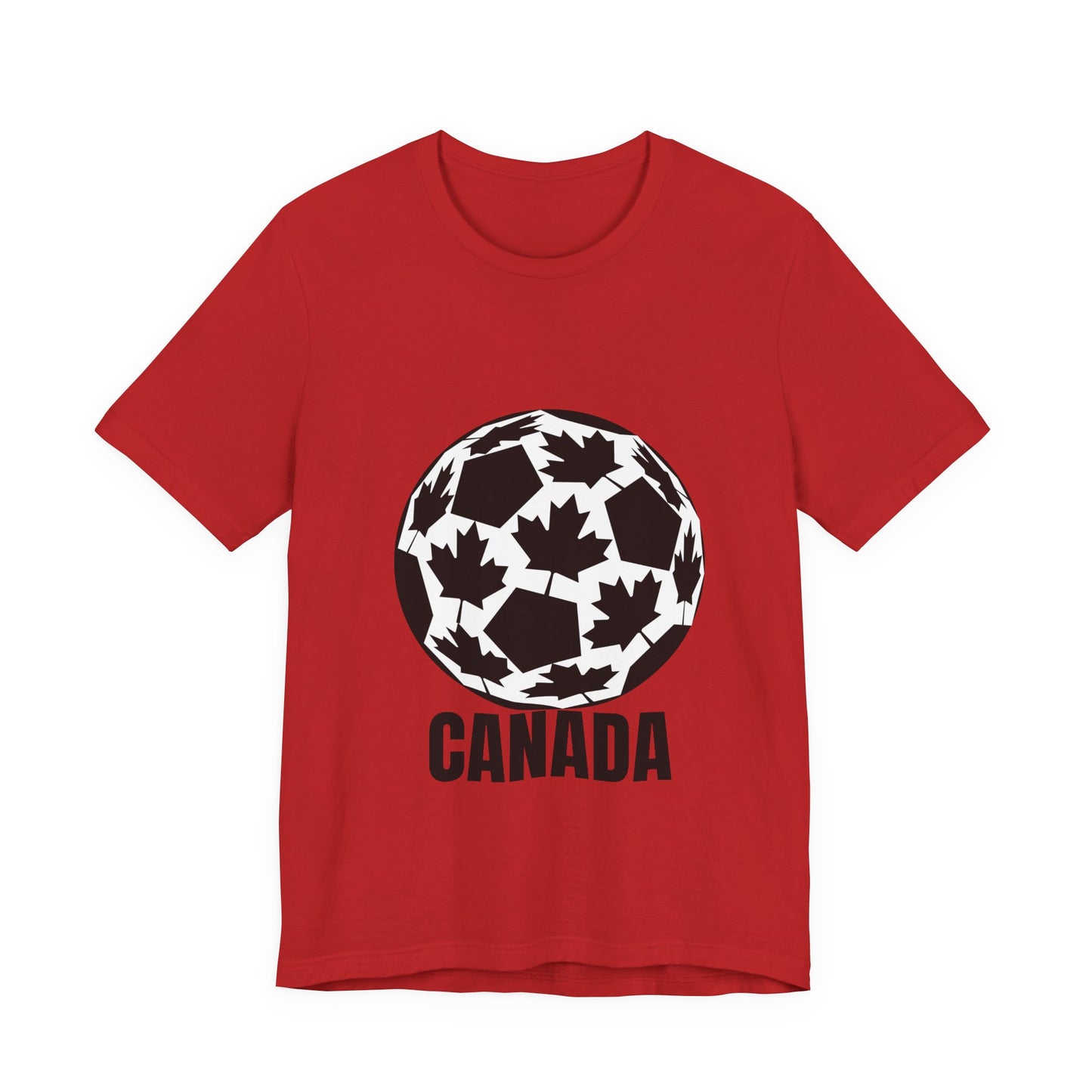 Canada Fan Specialty Soccer Ball Design T Shirt