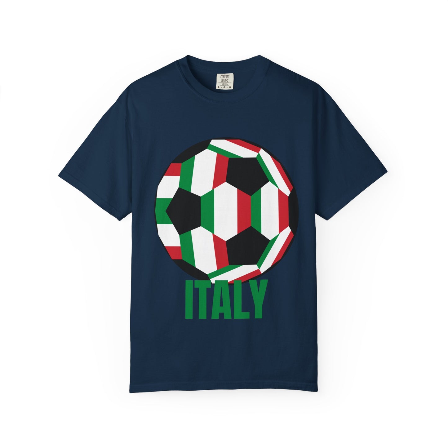 Italy Soccer Tee — Italian Flag Football Shirt