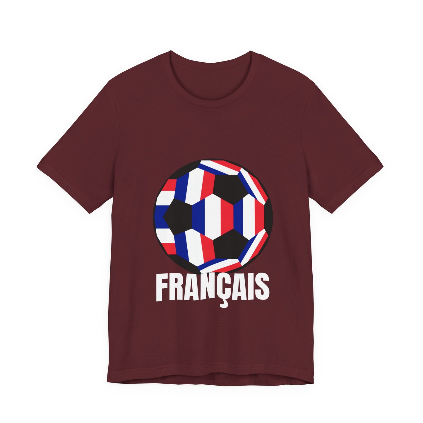 Francais Fan Specialty Soccer Ball Design T Shirt