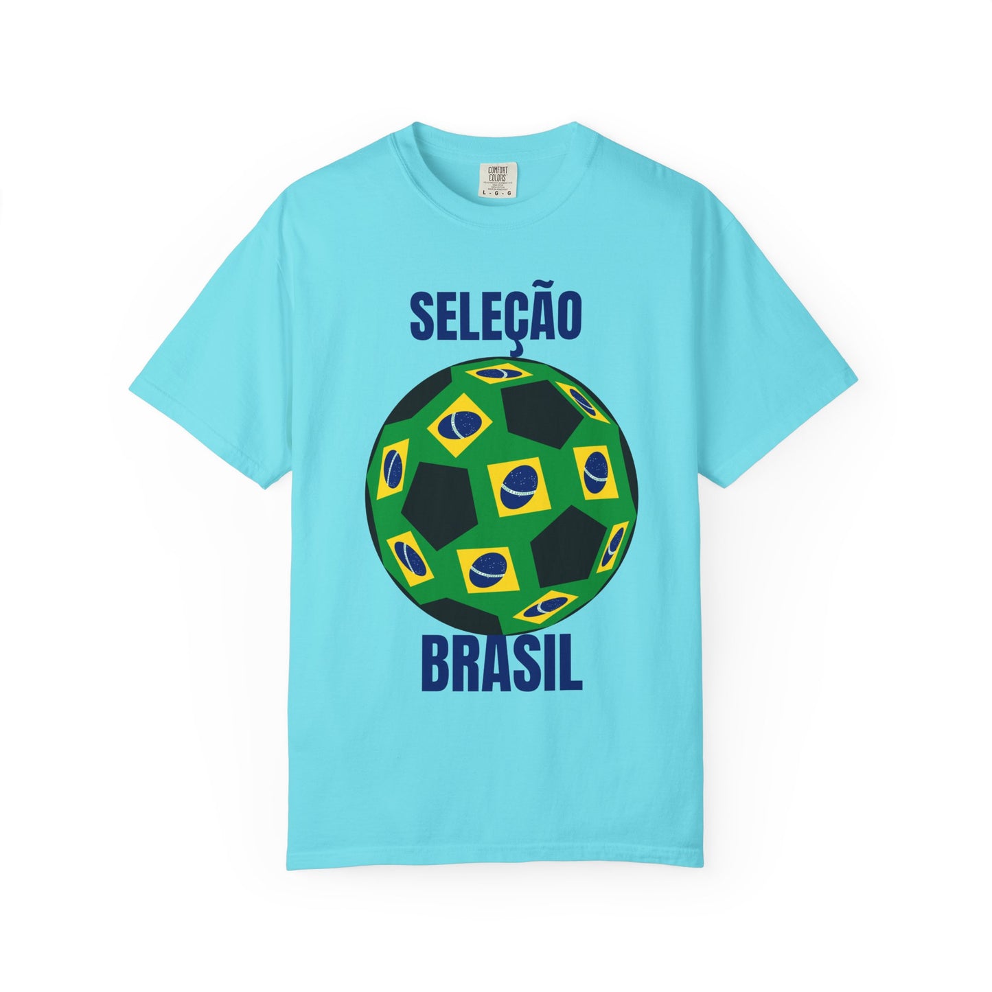 SELEÇÃO BRASIL  Fan Specialty Soccer Ball Design T Shirt