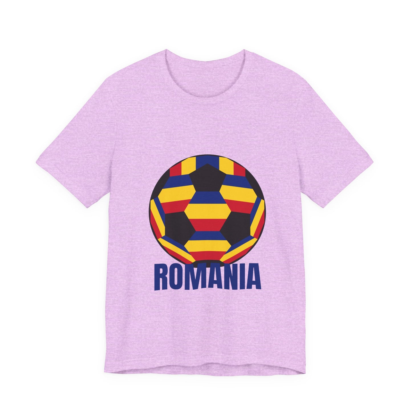 Romania Fan Specialty Soccer Ball Design T Shirt