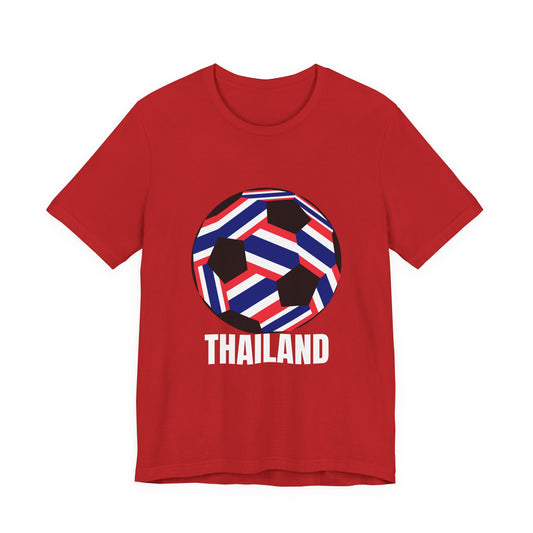 Thailand Fan Specialty Soccer Ball Design T Shirt