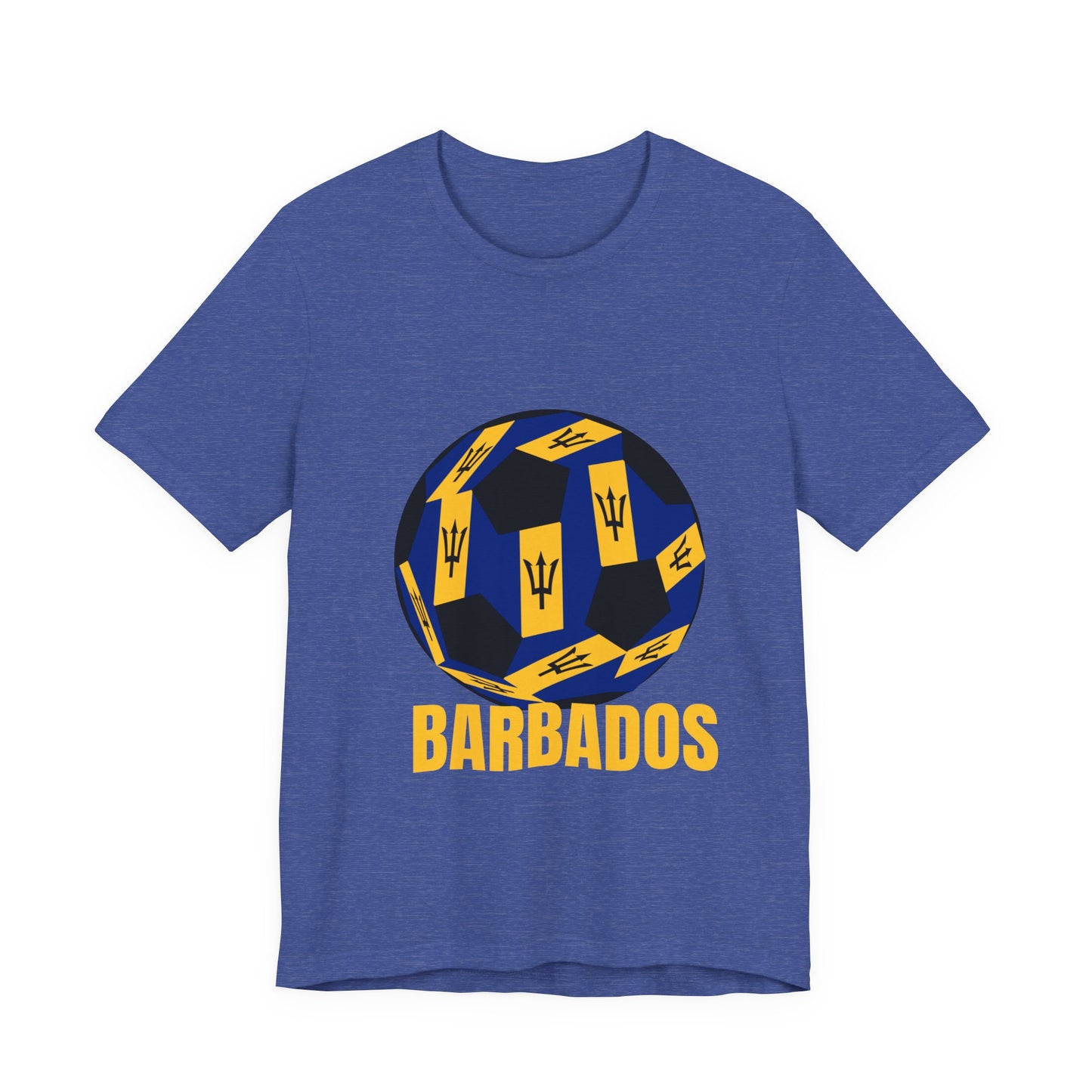 Barbados Fan Specialty Soccer Ball Design T Shirt