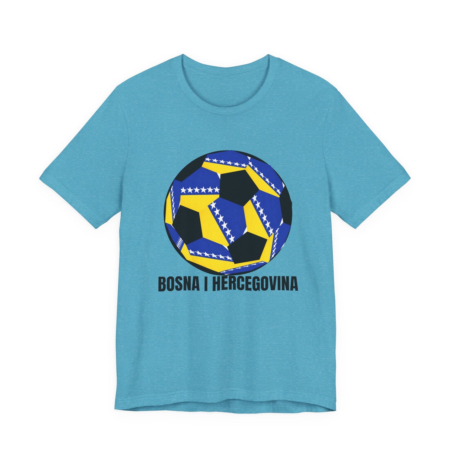 Bosnia Herzegovina Fan Specialty Soccer Ball Design T Shirt