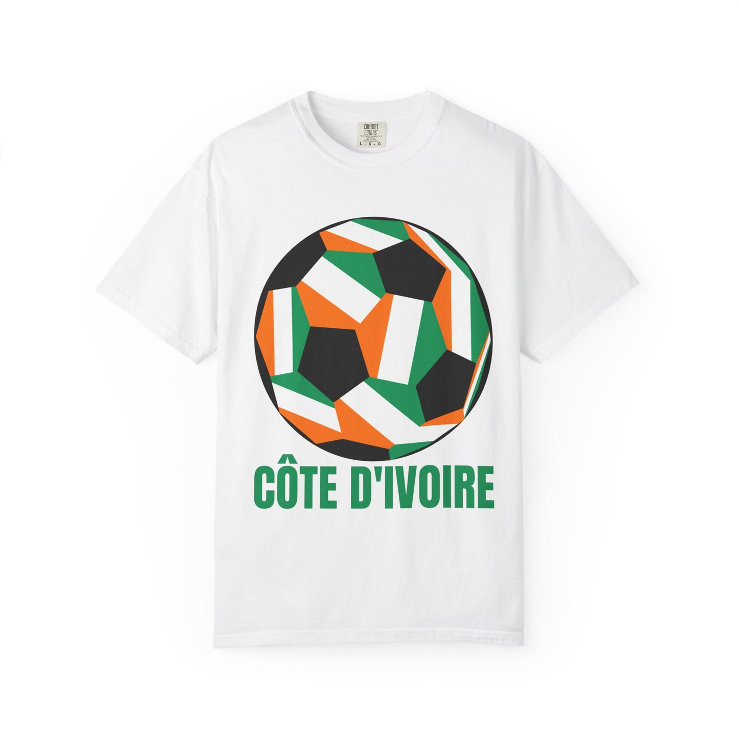 CÔTE D' IVOIRE Fan Specialty Soccer Ball Design T Shirt