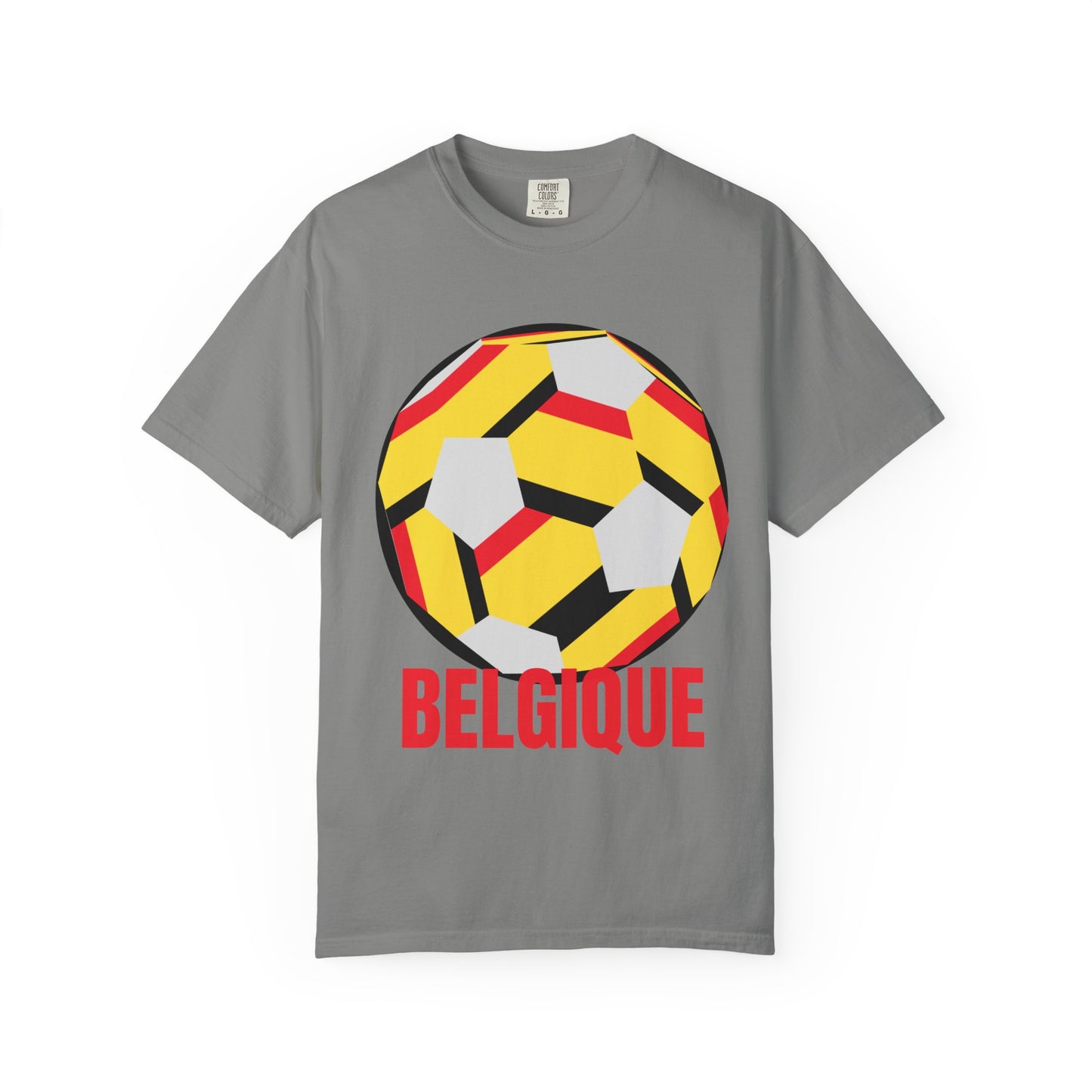 Belgique Fan Specialty Soccer Ball Design T Shirt