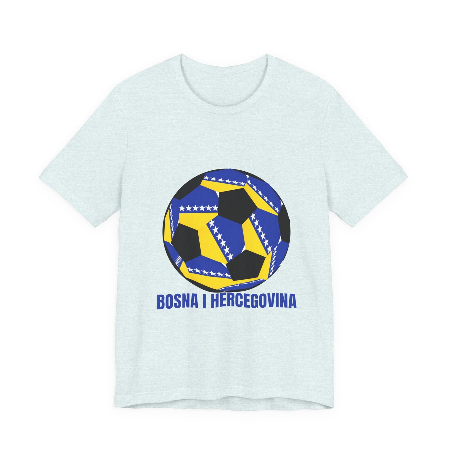 Bosnia Herzegovina Fan Specialty Soccer Ball Design T Shirt