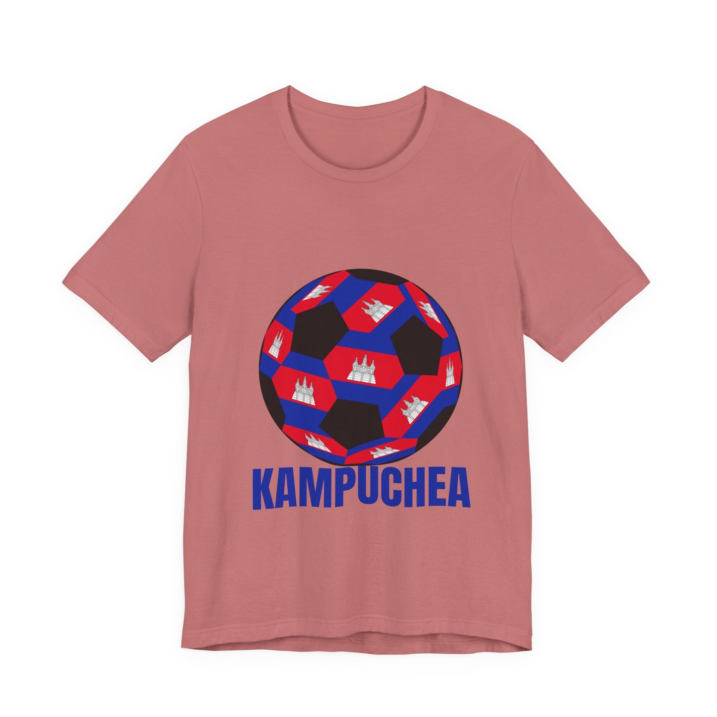 Kampuchea Fan Specialty Soccer Ball Design T Shirt
