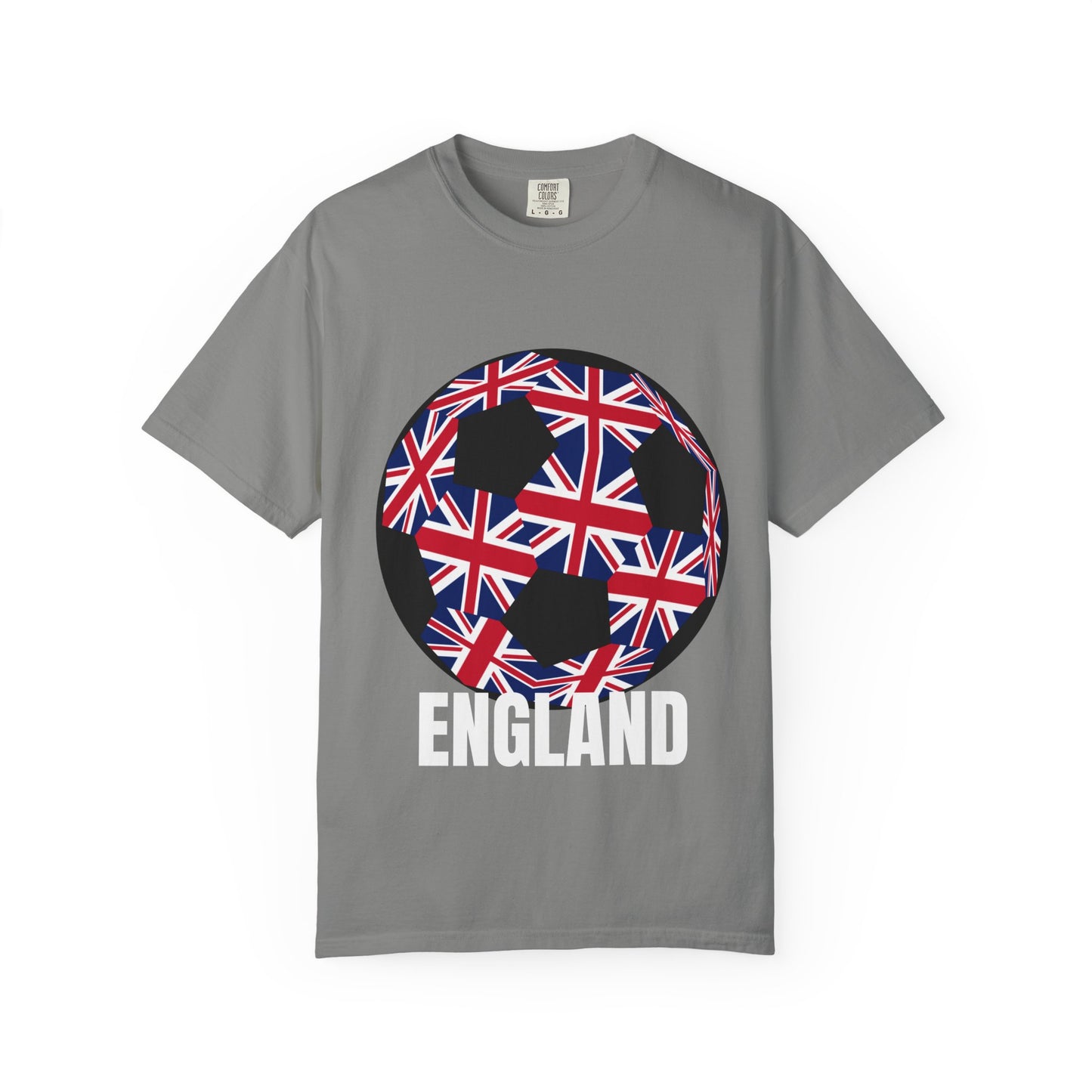 English Style Specialty Soccer Ball Design T Shirt
