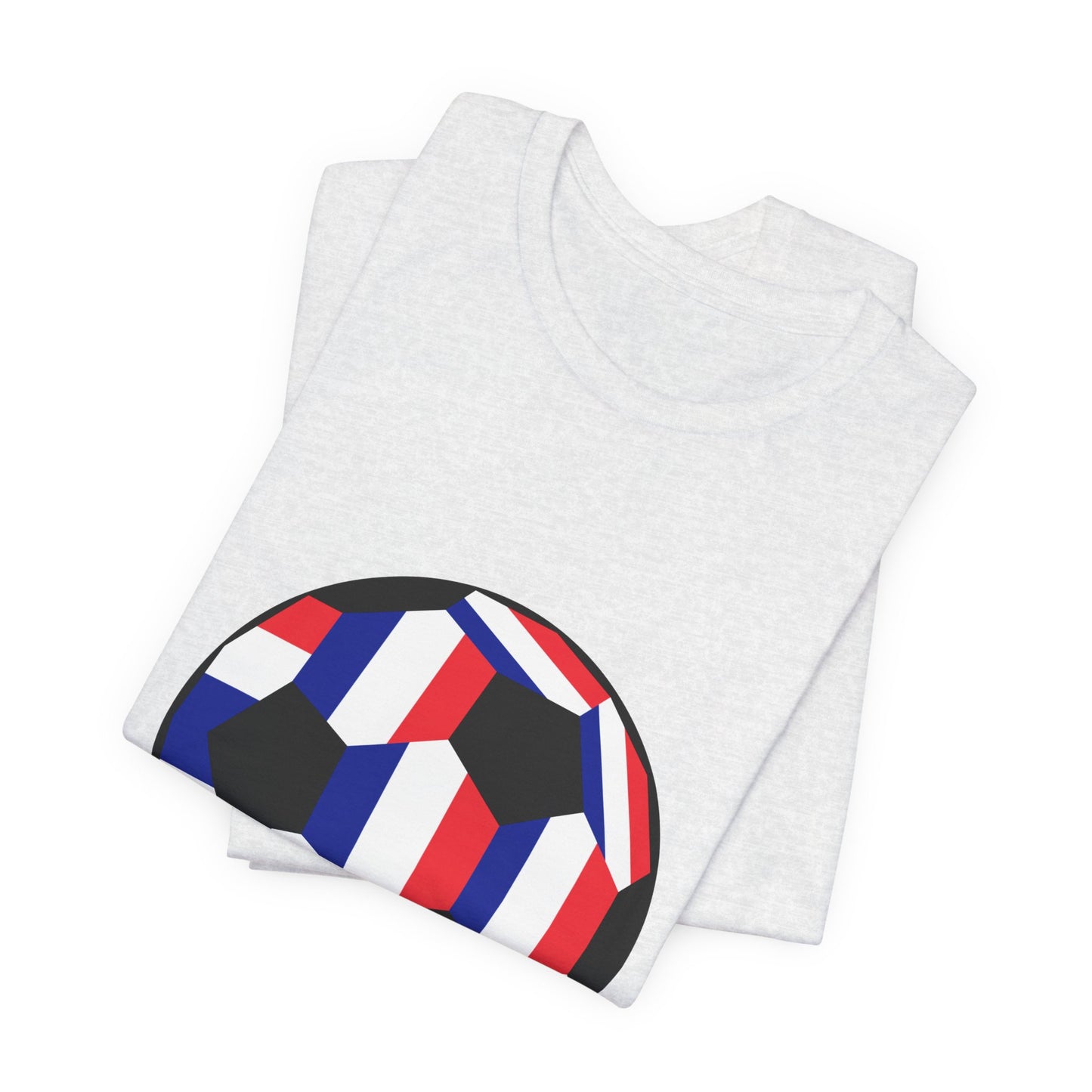 Francais Fan Specialty Soccer Ball Design T Shirt