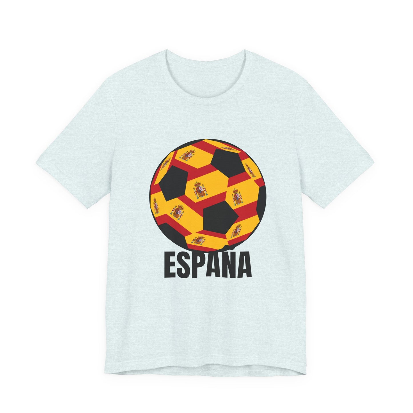 Spanish Fan España T-Shirt Black Text