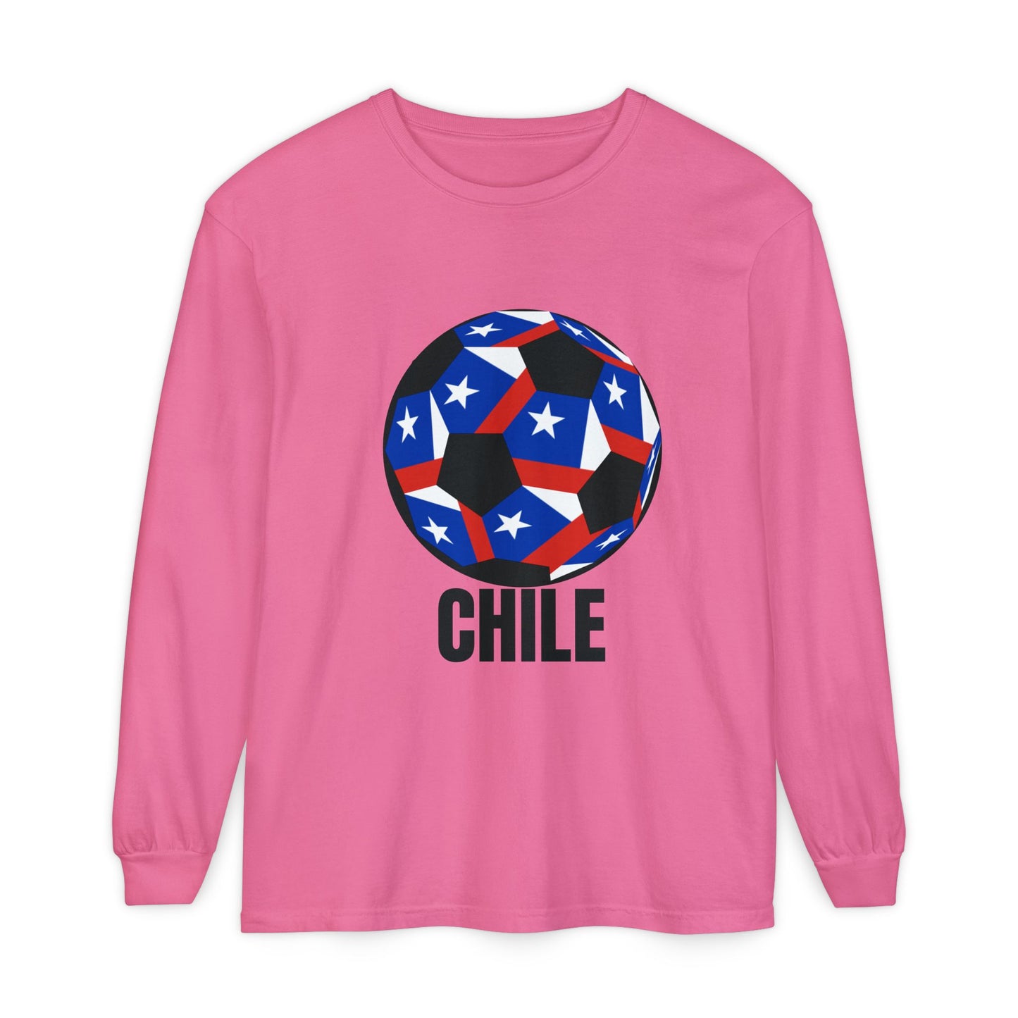 Chile Fan Specialty Soccer Ball Design Long Sleeve