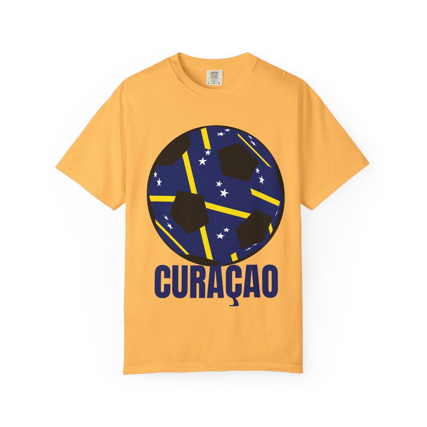 CURAÇAO Fan Specialty Soccer Ball Design T Shirt