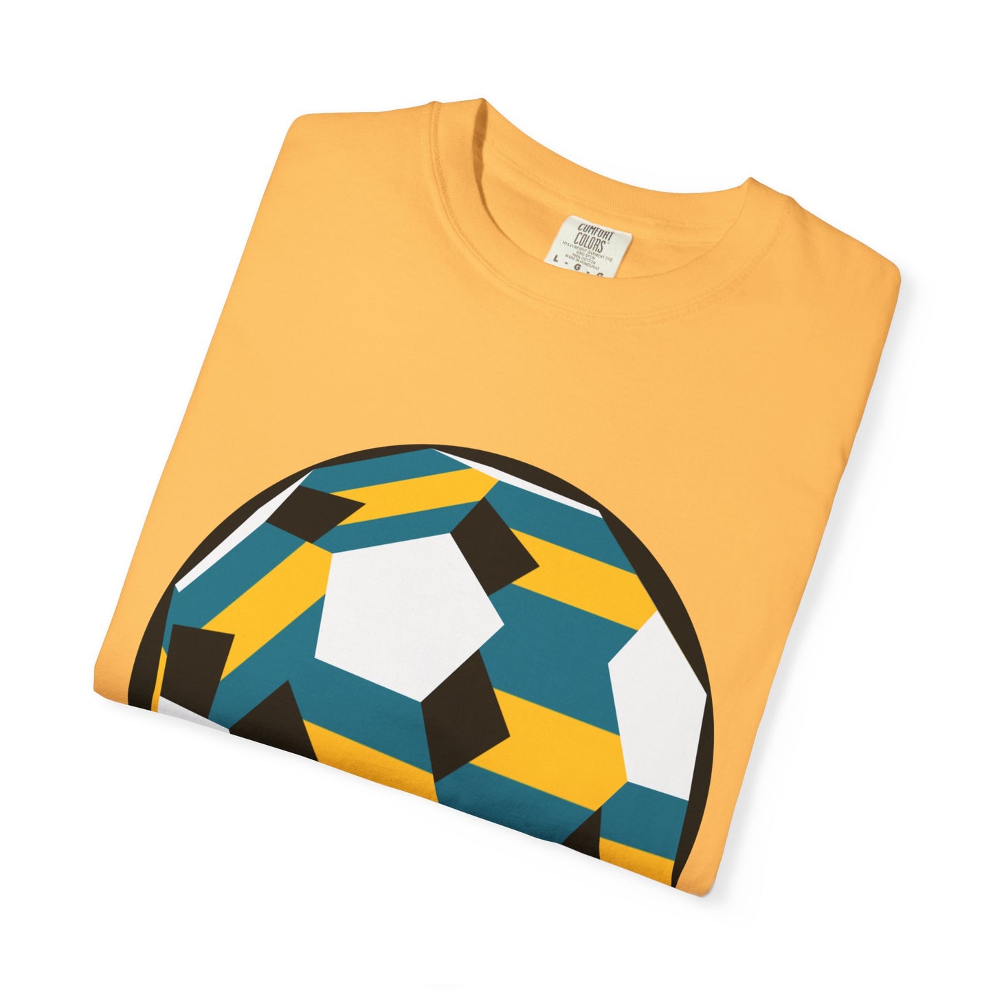 Bahamas Fan Specialty Soccer Ball Design T Shirt