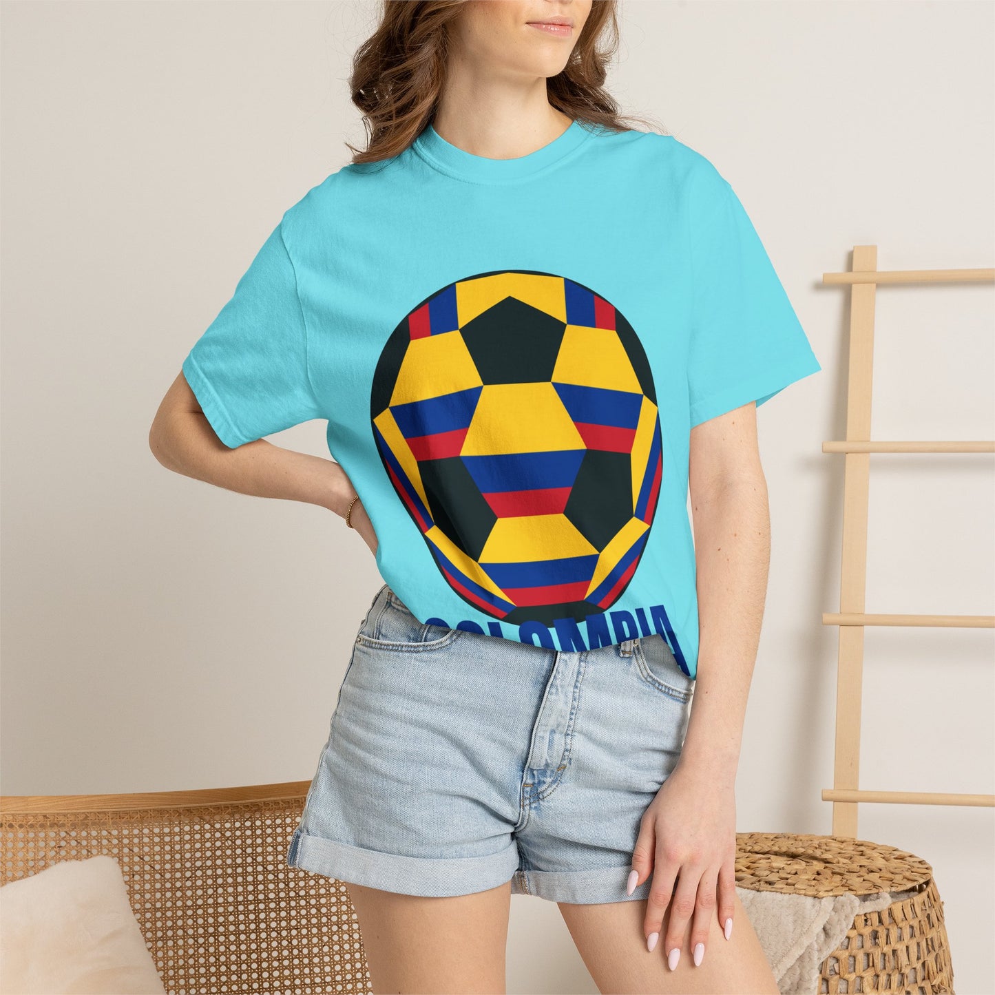 Columbia Fan Specialty Soccer Ball Design T Shirt