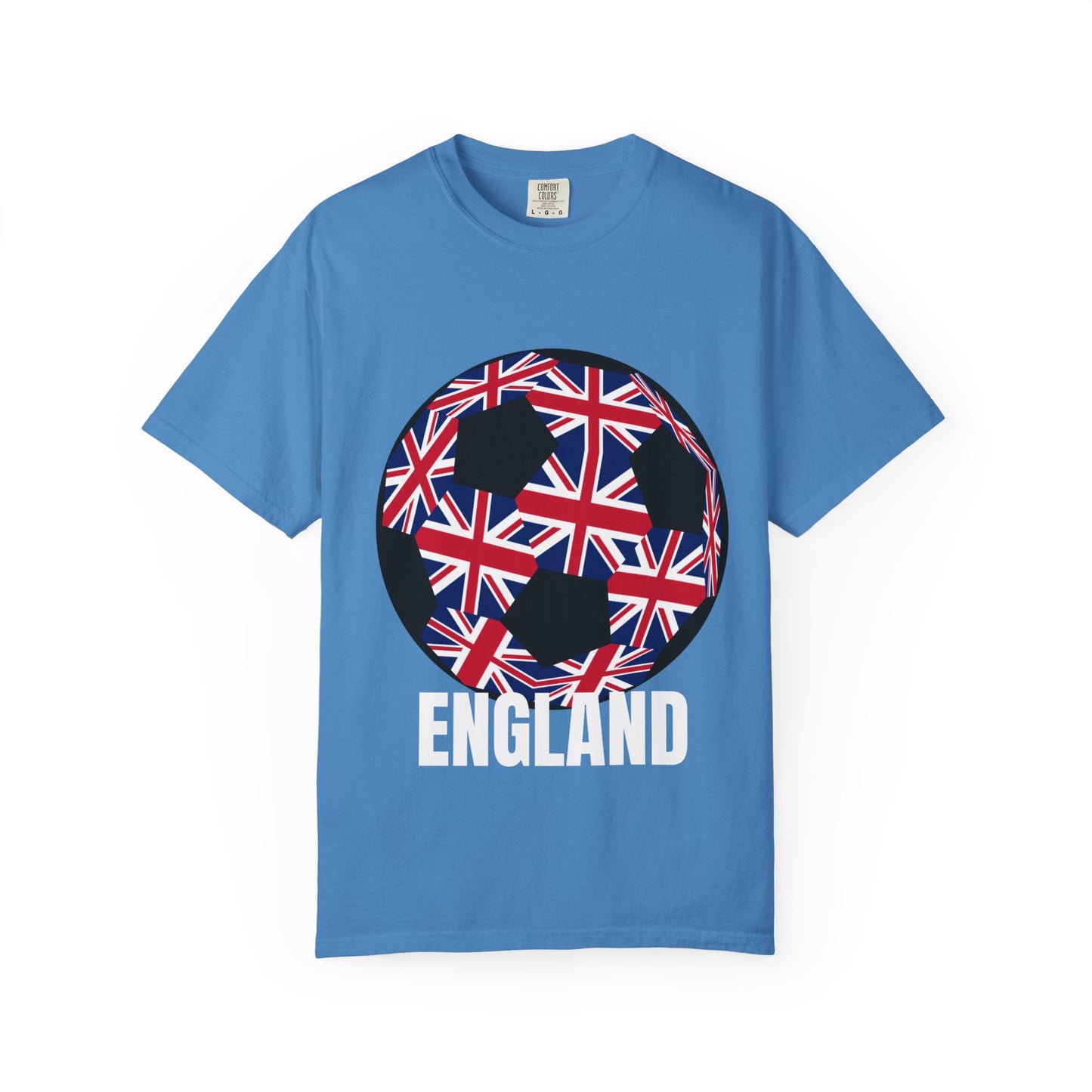 English Style Specialty Soccer Ball Design T Shirt