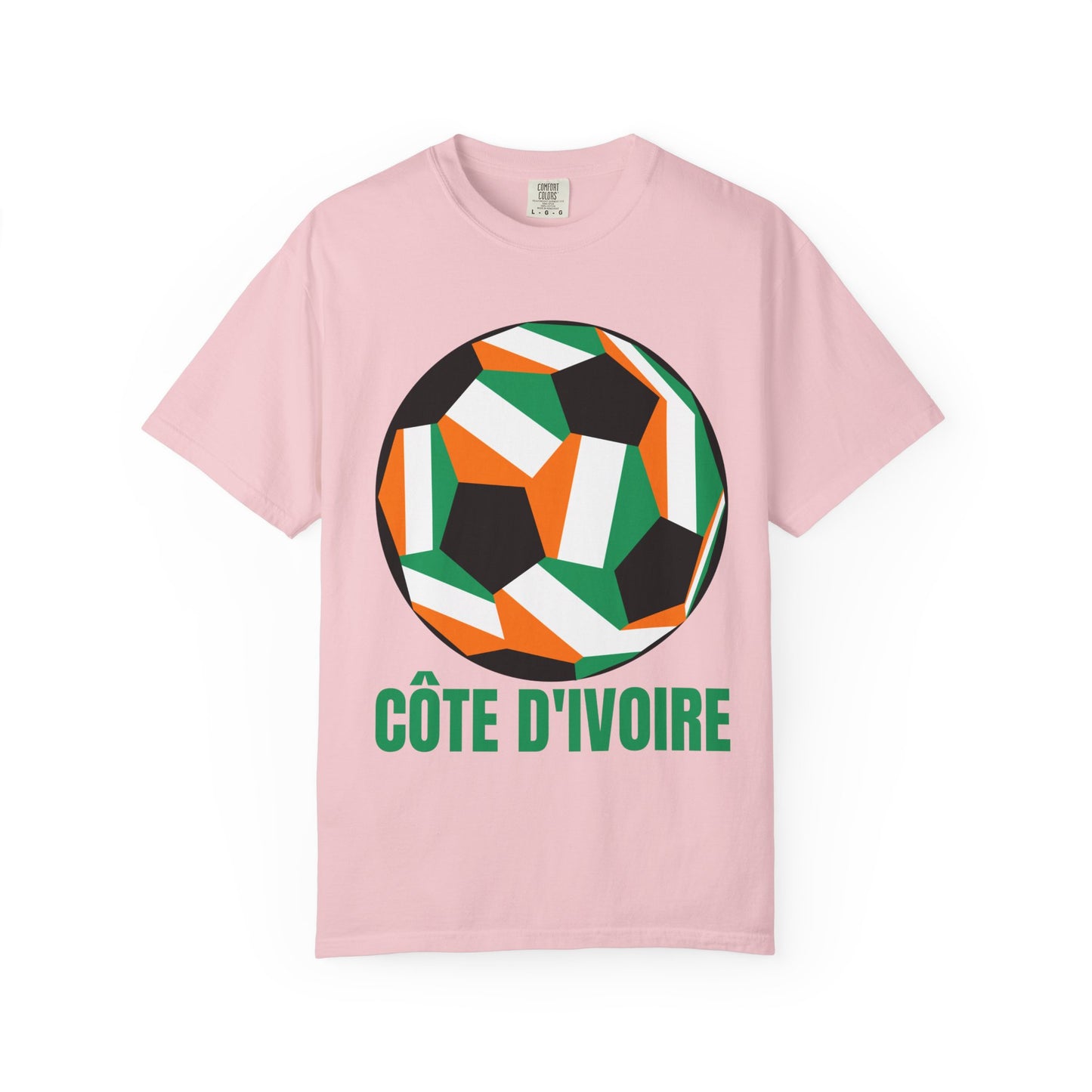 CÔTE D' IVOIRE Fan Specialty Soccer Ball Design T Shirt