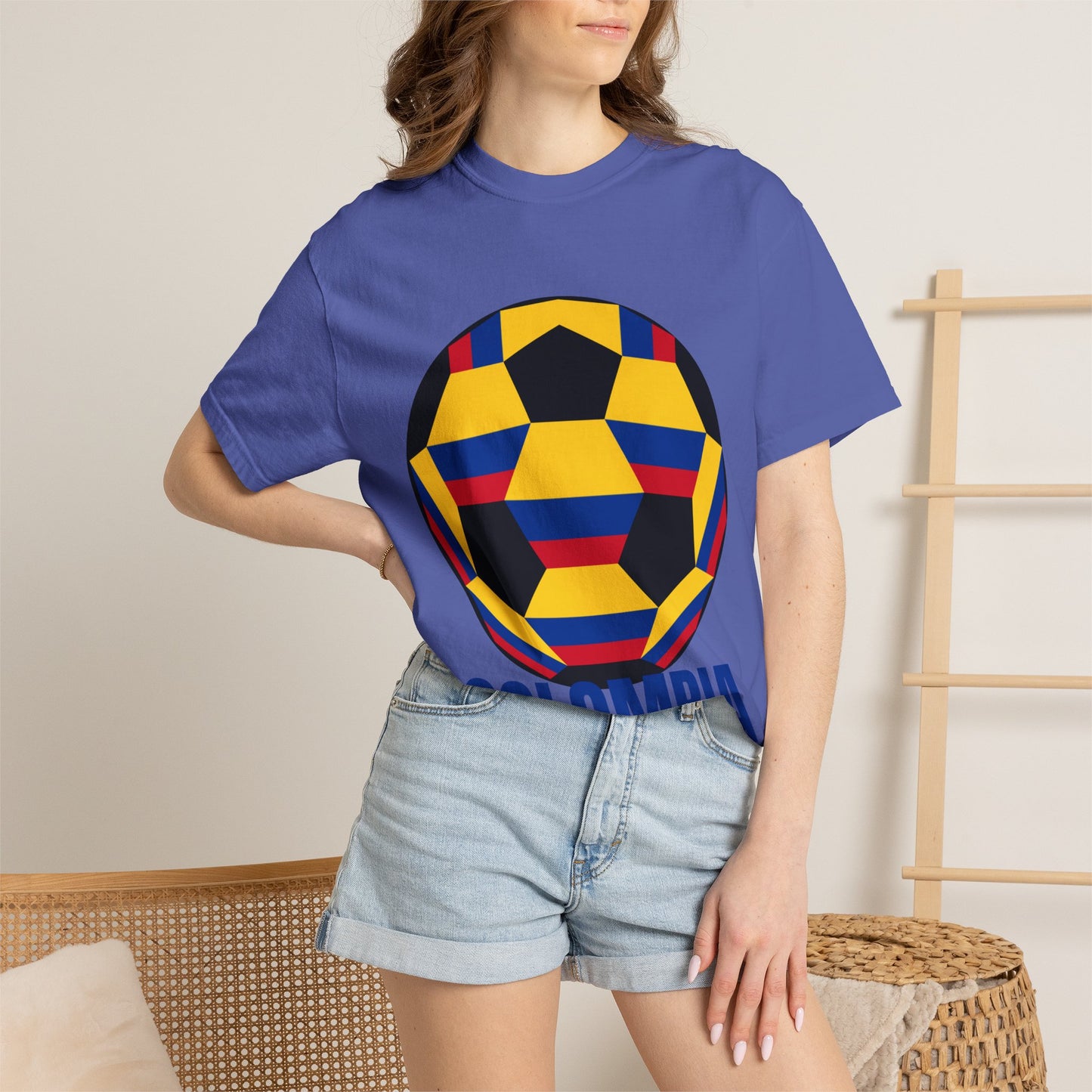 Columbia Fan Specialty Soccer Ball Design T Shirt
