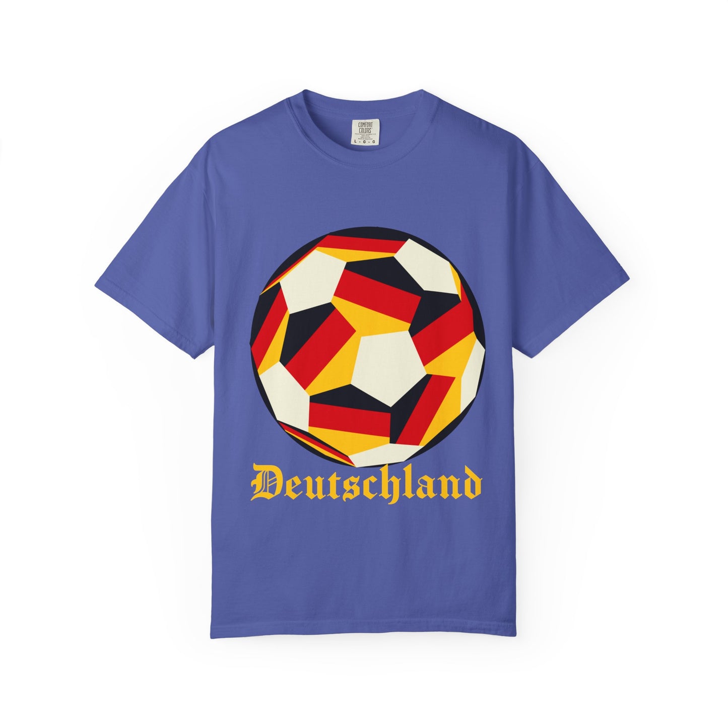 Deutschland Fan Specialty Soccer Ball Design T Shirt
