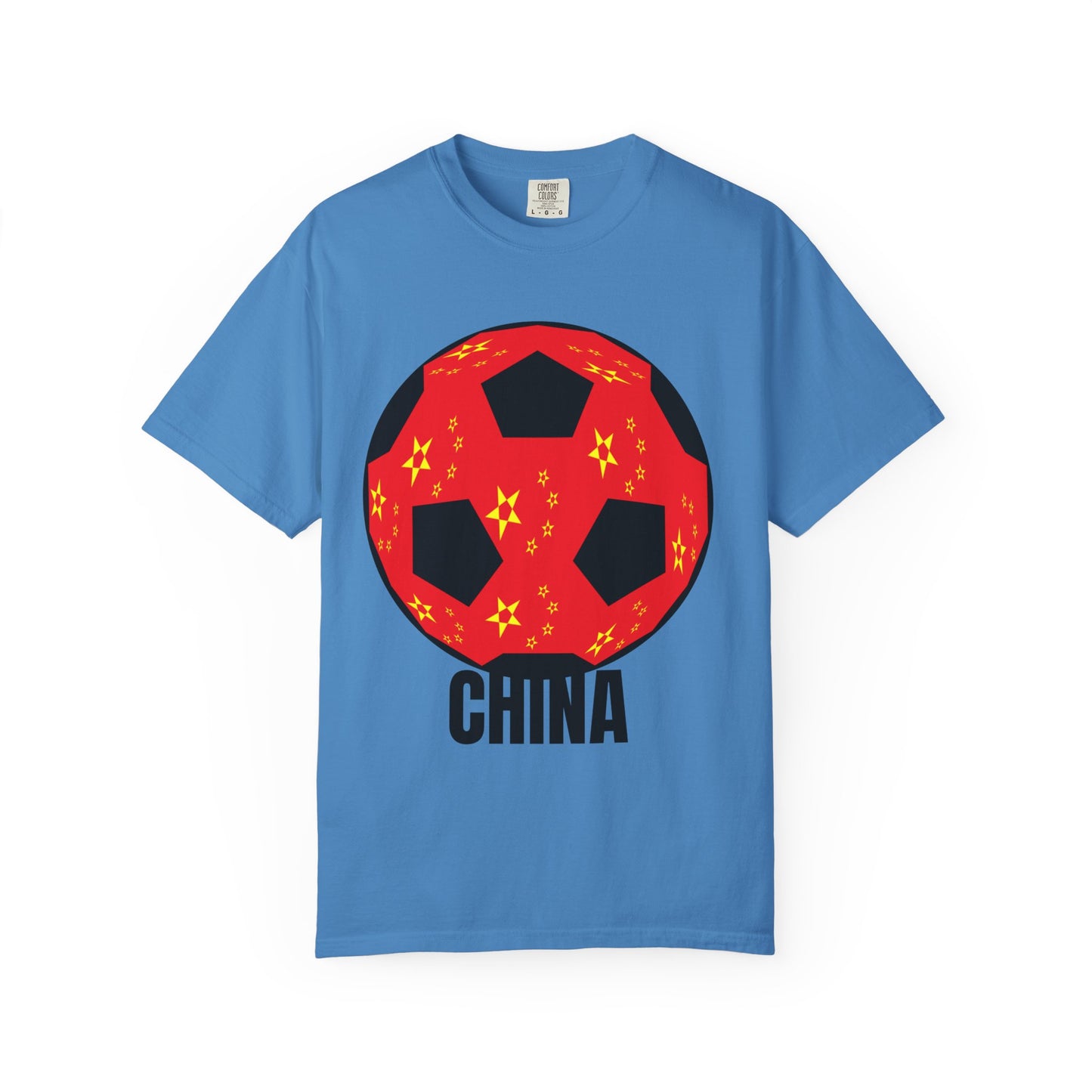China Fan Specialty Soccer Ball Design T Shirt