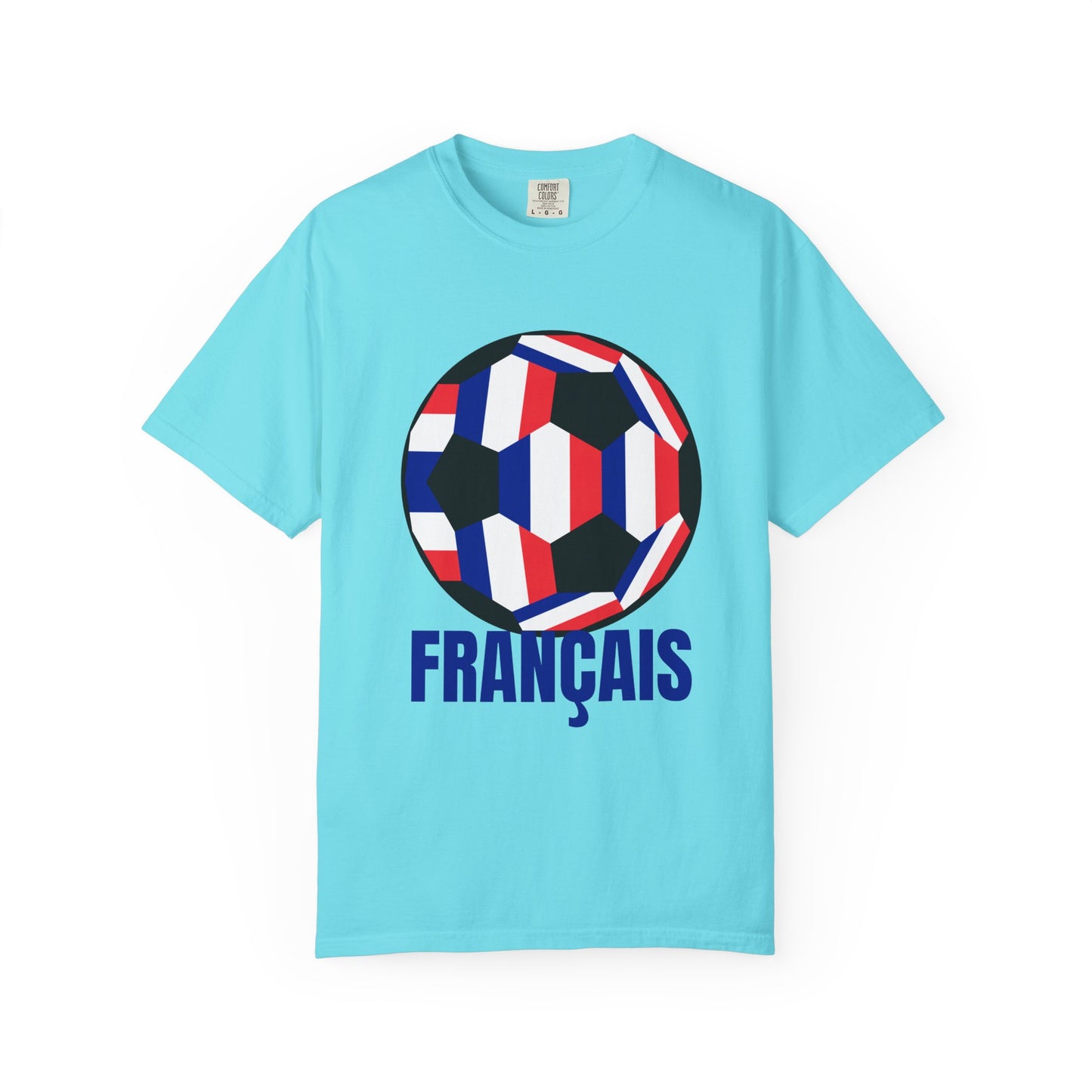 FRANÇAIS Fan Specialty Soccer Ball Design T Shirt