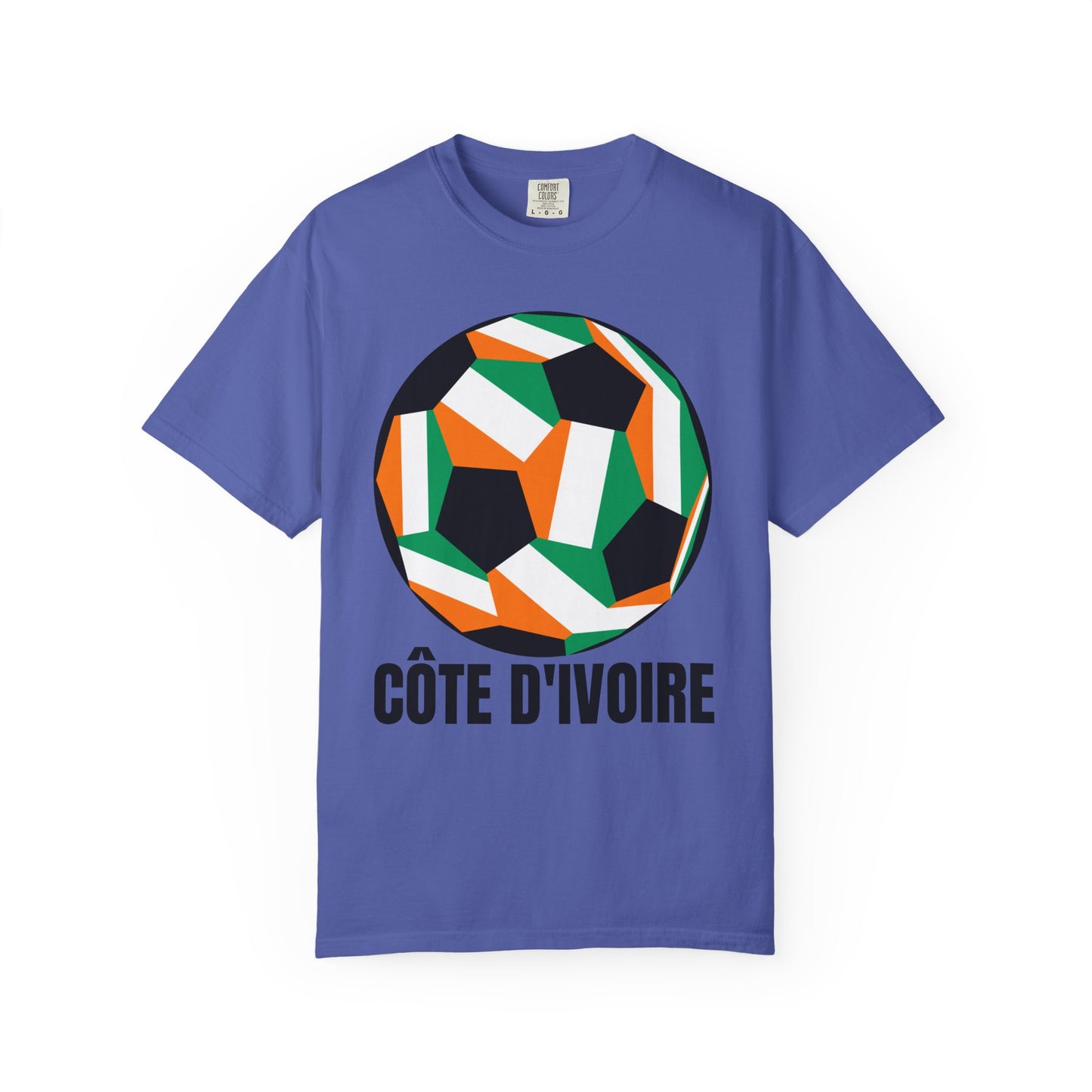 CÔTE D' IVOIRE Fan Specialty Soccer Ball Design T Shirt