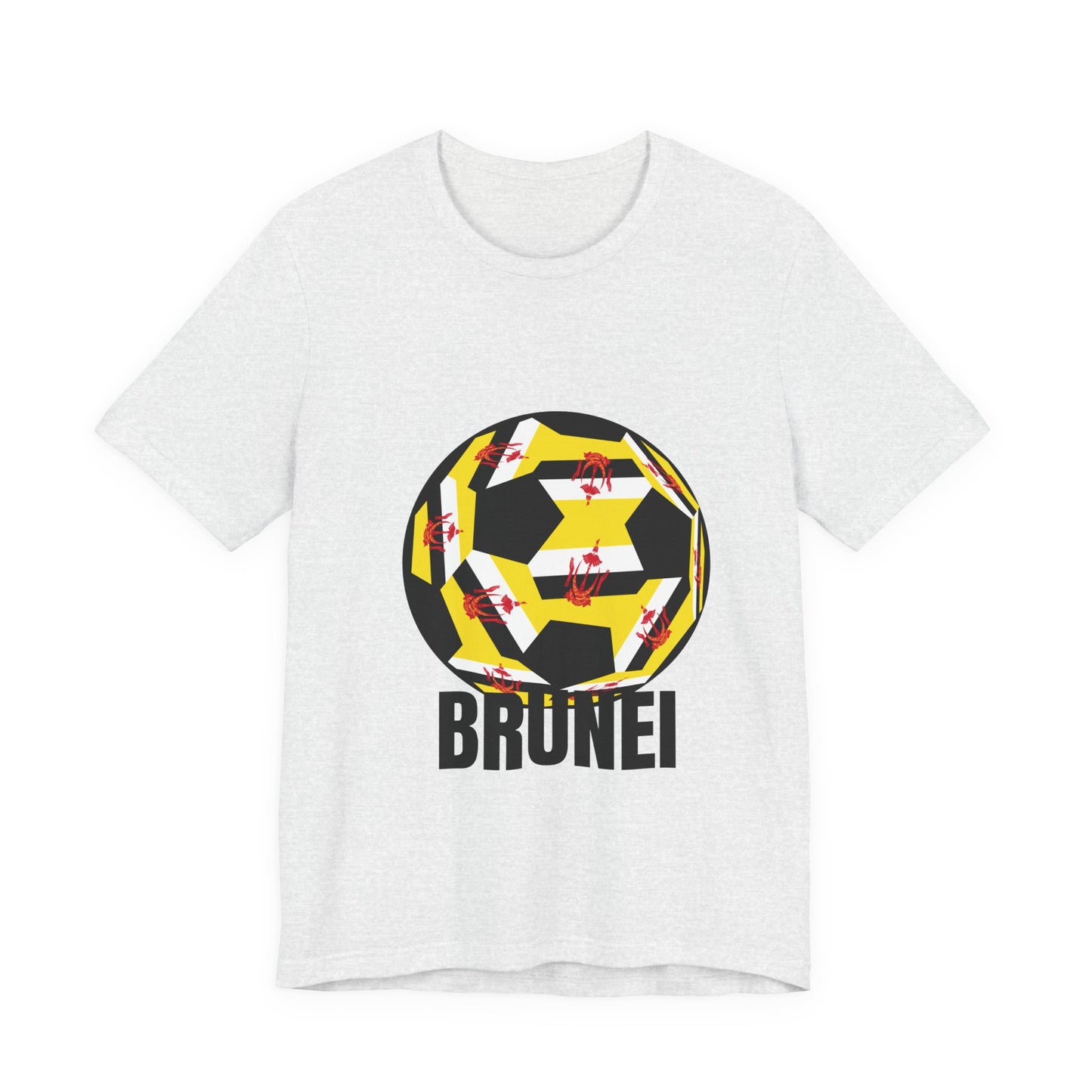 Brunei Fan Specialty Soccer Ball Design T Shirt