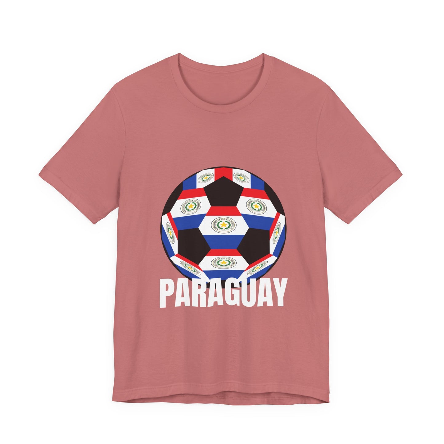 Paraguay Fan Specialty Soccer Ball Design T Shirt