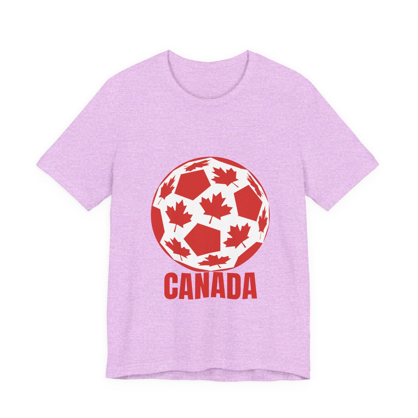 Canada Fan Specialty Soccer Ball Design T Shirt