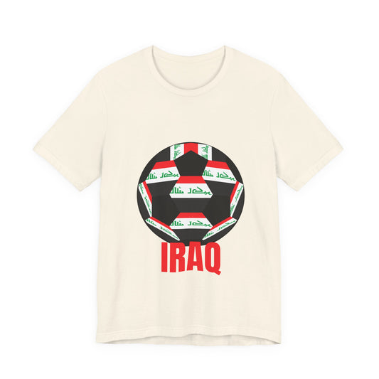 Specialty Design Iraq Soccer Fan Short Sleeve Tee