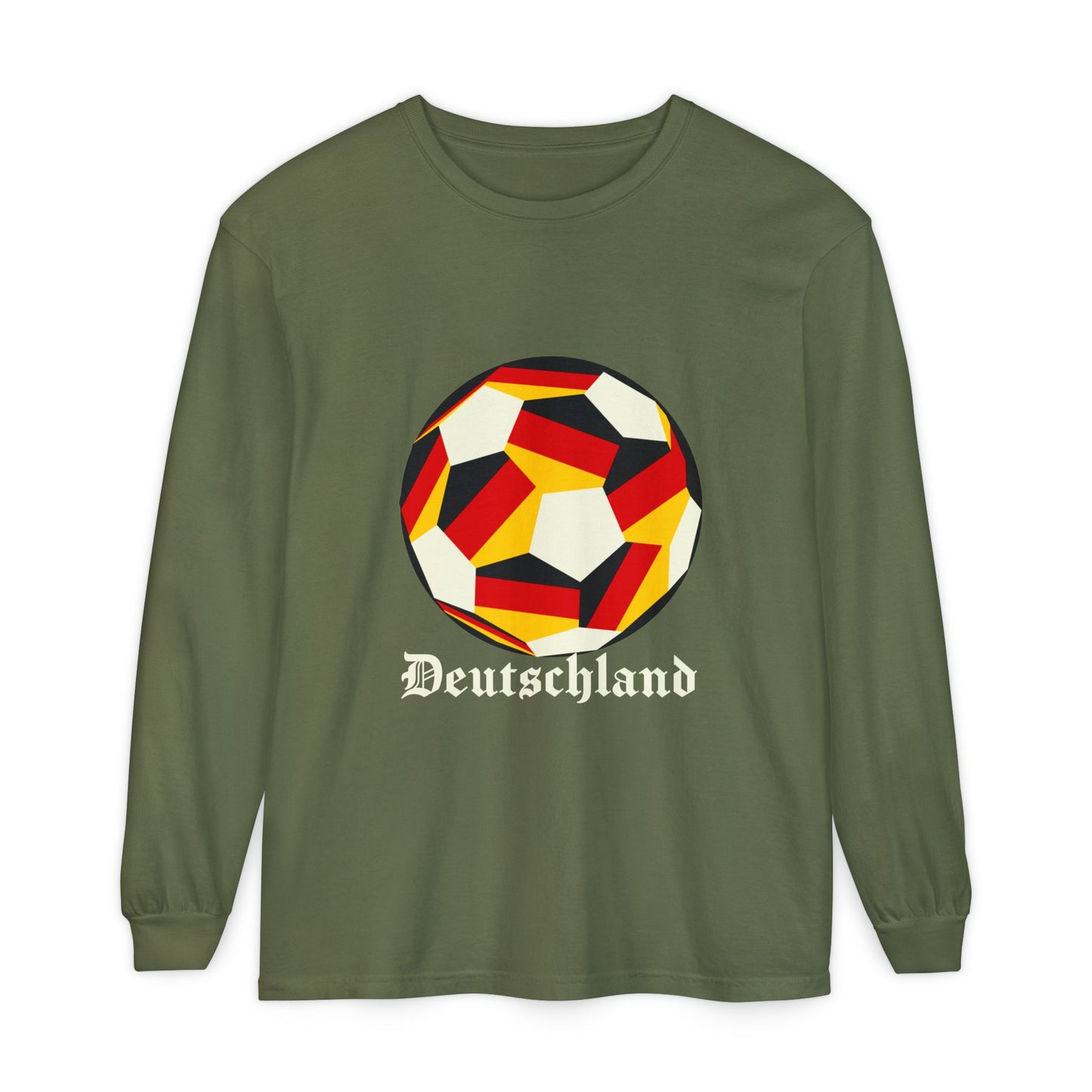 Germany Fan Specialty Soccer Ball Design Long Sleeve