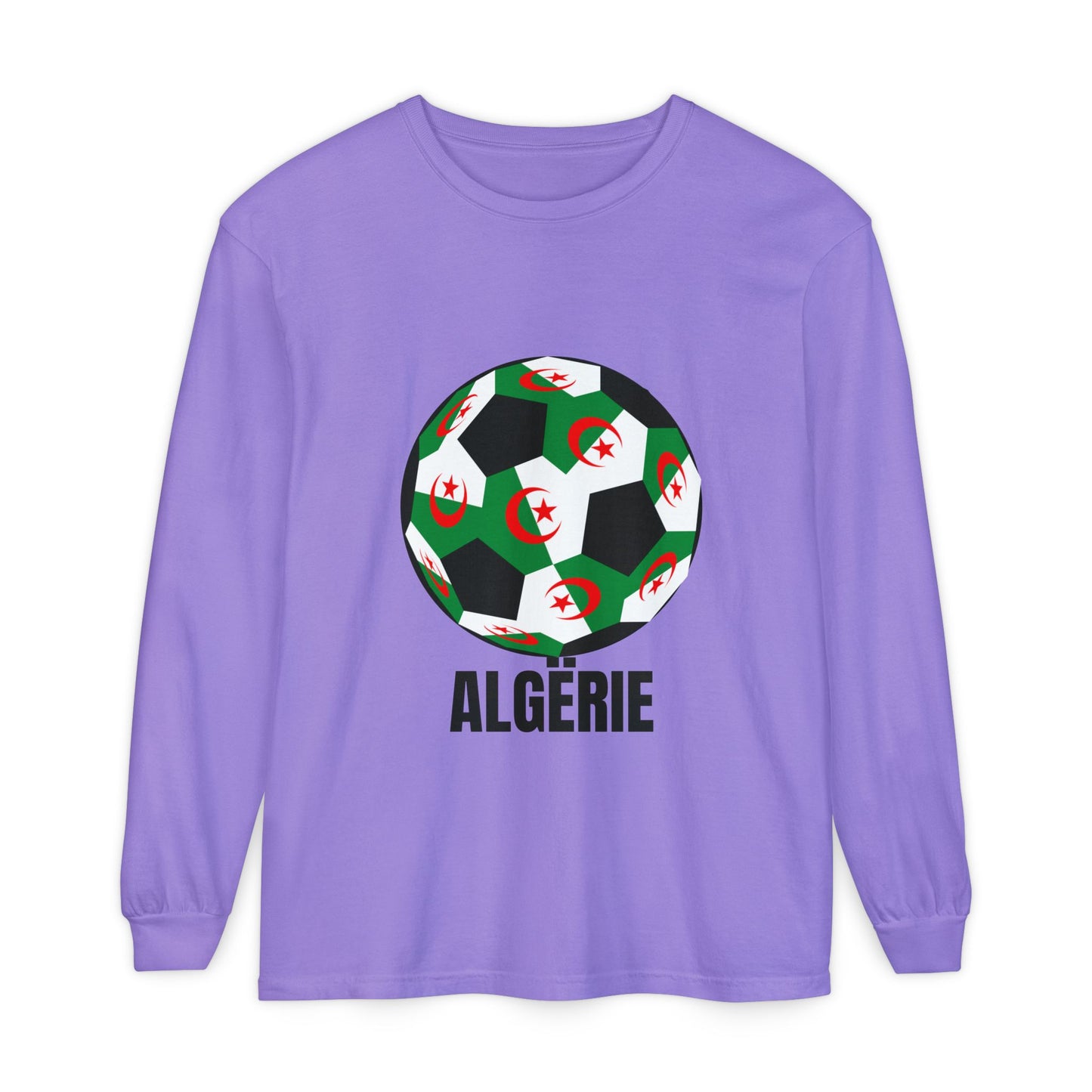 ALGËRIE Fan Specialty Soccer Ball Design T Shirt