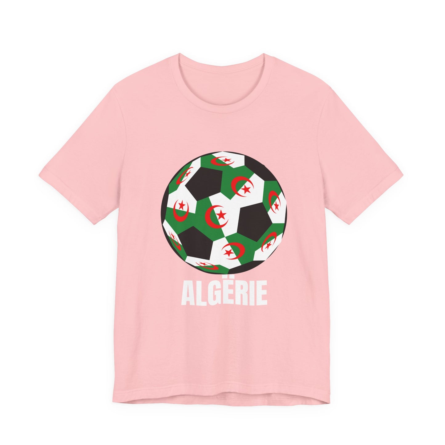 ALGËRIE Fan Specialty Soccer Ball Design T Shirt