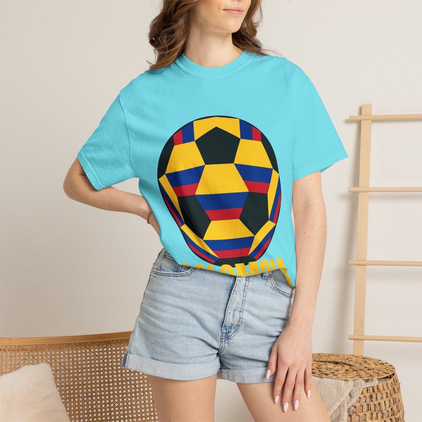 Columbia Fan Specialty Soccer Ball Design T Shirt