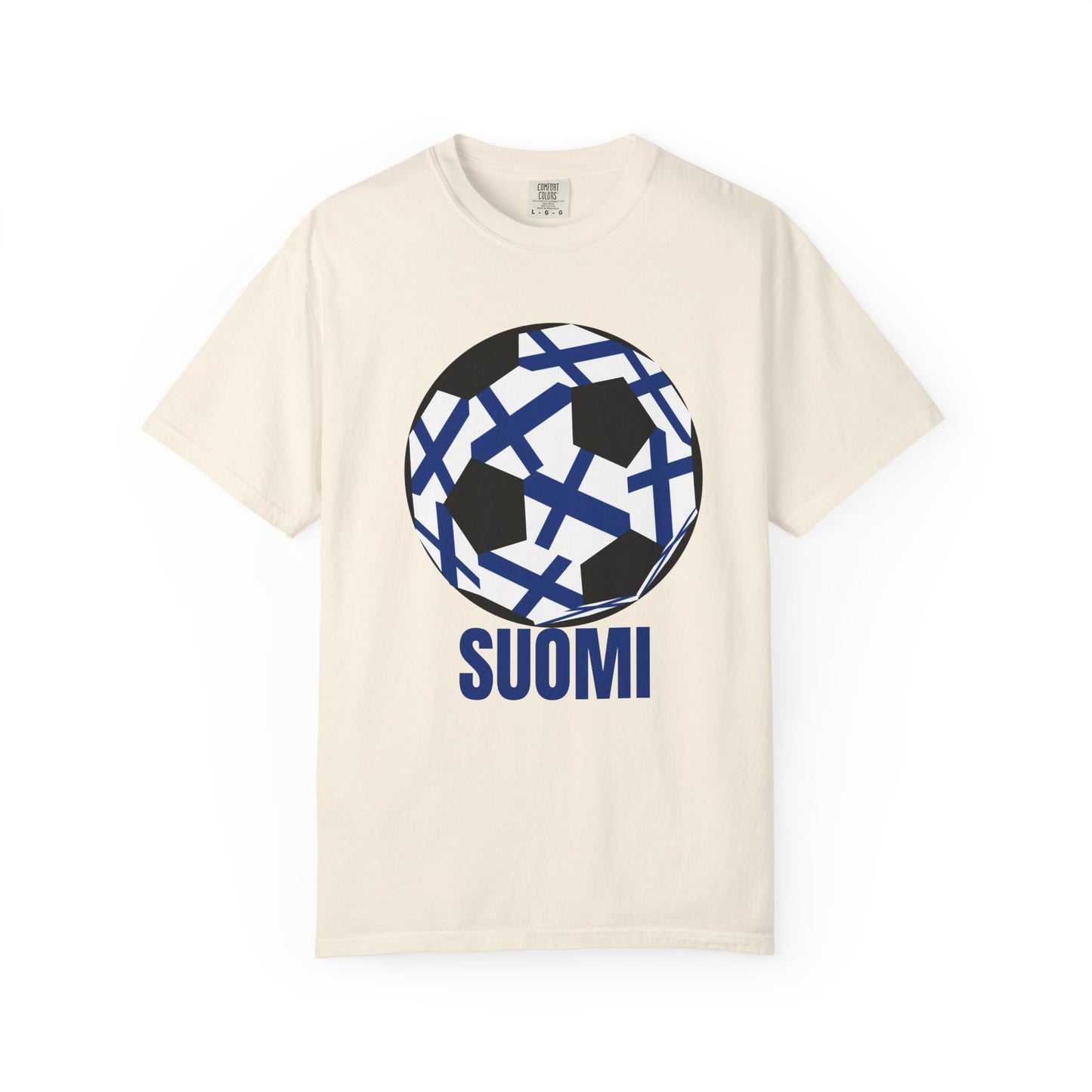 Suomi Fan Specialty Soccer Ball Design T Shirt